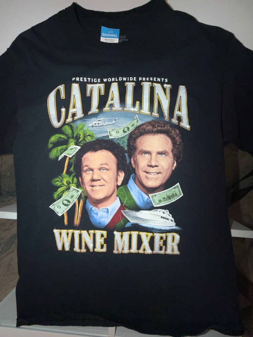 Catalina Wine Mixer Graphic Tee - Black